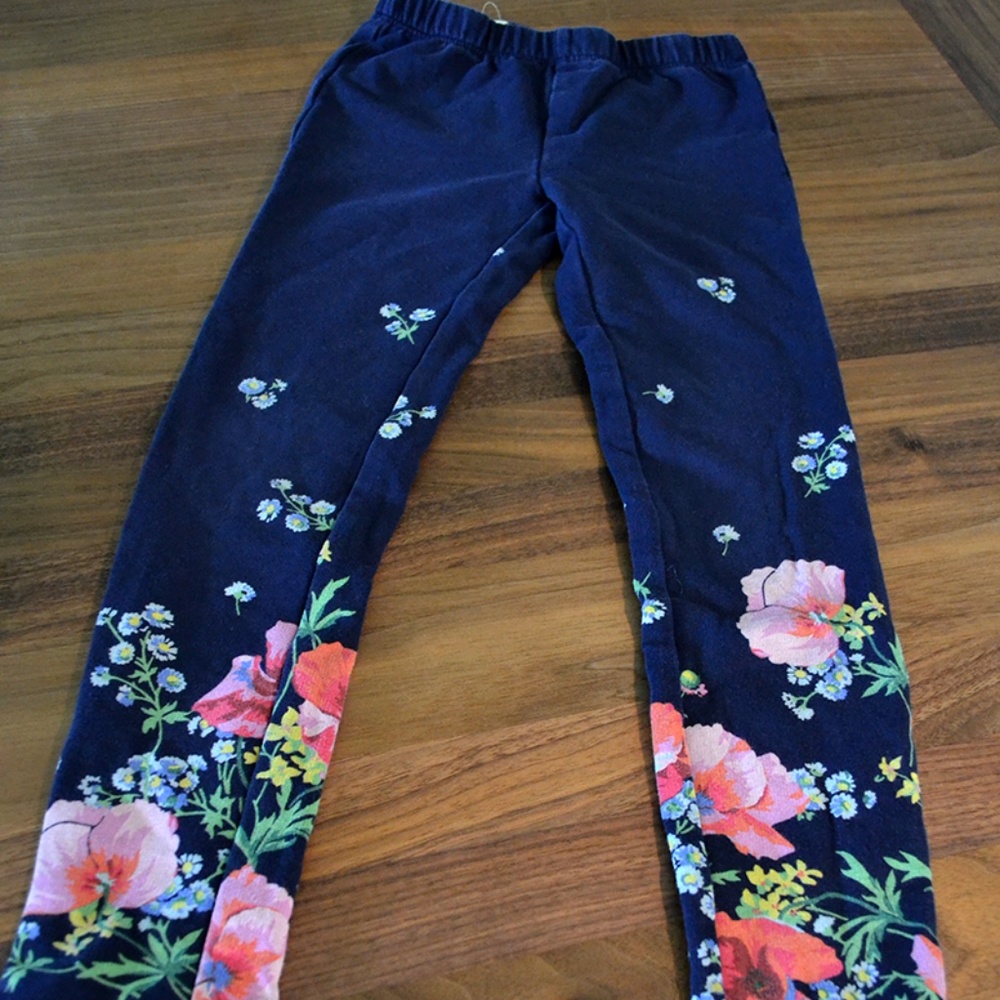 Gap Kids Navy Floral Legging